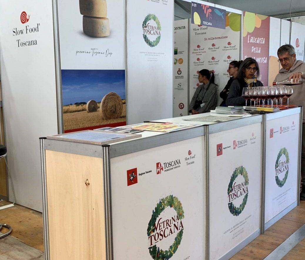 Stand condiviso Vetrina Toscana - Slow Food a Terra Madre